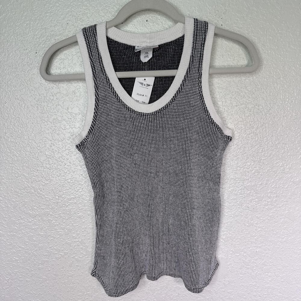 Hard Tail Forever Tank Top Women One Size Y2K Ribbed Stretch Knit USA Cotton NEW